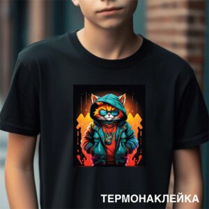 Термонаклейка для декора текстиль изделий Hey Bro 14,5x16,5см 8002445