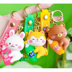 Брелок каучуковый Happy Soda 45x20x55мм 9020403