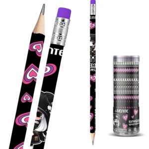 Карандаш ч/г HB Anime Girl диаметр грифеля 2мм трехгран с ластиком 5032406