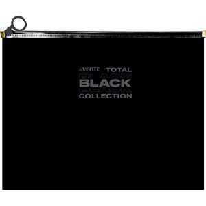 Папка на молнии A4 320x240х25мм TOTAL BLACK с расшир 180мкм непрозр черная 3071326