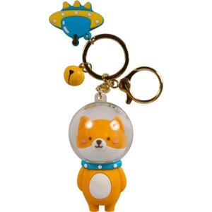 Брелок каучуковый Hei Corgi 7,5x4cм с металл карабином 9020348