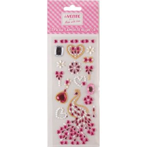 Стразы самоклеящиеся Firebird акриловые 7,5x18 cм асс 8004024