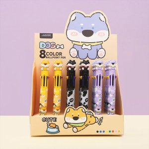 Авторучка шар 0,7мм 8 в 1 Doggy с декор элементом 5071403