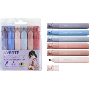 Набор текстовыделителей 6цв Mentality 5045402