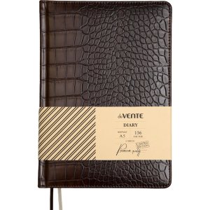 Ежедневник 272стр недатир A5 Belcanto кремовая бумага 70г/м² Коричневый Кожзам 2234502