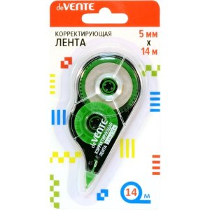 Корректор лента 5ммx14м черно-зеленый 4062109