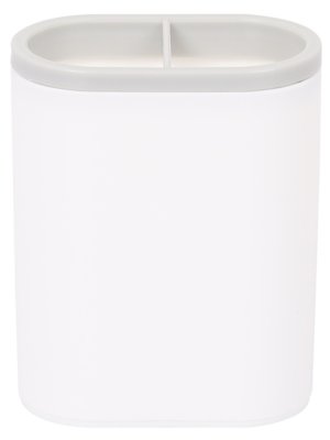 Подставка для пишущих принадлежностей Modern 10,5x8,5см двухцв эллиптич формы с разделит 4104329