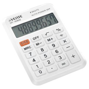 Калькулятор карманный DP-1608W 58x88x11мм 8 разр белый 4030400