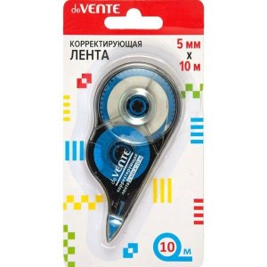 Корректирующая лента 5ммx10м черно-синий полупрозрачный корп 4062107