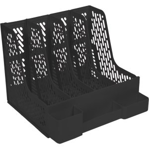 Бюро-органайзер настольный Universal многофункц 32,5x30,4x26,3см пластик Черный 4102325