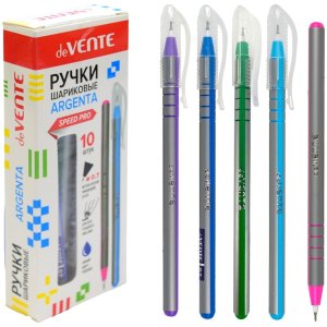 Ручка шар 0,7мм Синяя Argenta Speed Pro с цв полосками 5073421