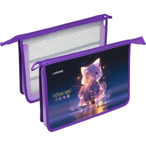 Папка для тетрадей ИЗО и технологии А4 на молнии Chiisana Hoshi 8057559