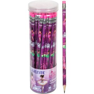 Карандаш ч/г HB с ластиком Ballet Academy трехгран 5032501