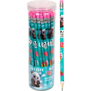 Карандаш ч/г HB с ластиком Yummy Panda трехгран 5032502