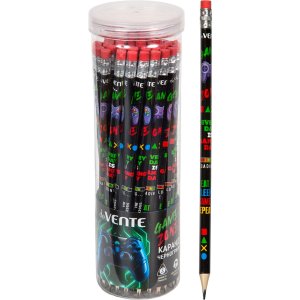 Карандаш ч/г HB с ластиком Gamer трехгран 5032504