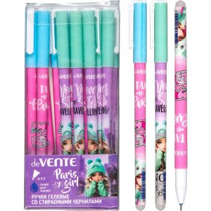 Ручка гелевая стираемая Paris Girl 5051517