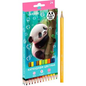 Карандаши 24цв Yummy Panda 2М 5024536