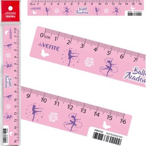 Линейка пластиковая 16 см Ballet Academy 5091521