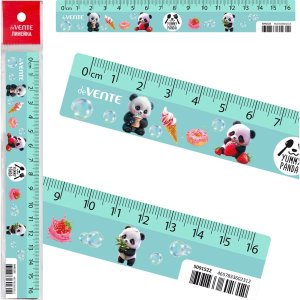 Линейка пластиковая 16 см Yummy Panda 16 см 5091522