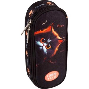 Пенал 1 отд I See You 21x8x5 см овальный для 50 предметов 7023517