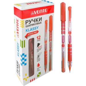 Ручка шар 0,7мм Красная на маслян основе Klassy Speed Pro 5073528