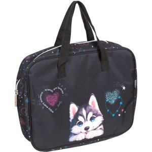 Папка для тетрадей ИЗО и технологии A4 Cute Husky с текст ручками 8056504