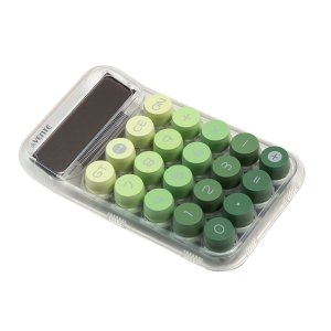 Калькулятор настольный DD-1 125x150x18 мм 10 разрядный прозрачный оливковый 4031403