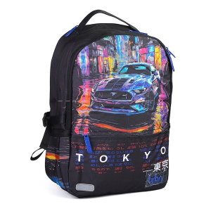 Рюкзак  подростковый Label Tokyo Drift 39x30x17 см (19 л) вес 750г эргоном 7032584