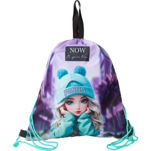 Мешок для обуви Paris Girl  38x43x9см водоотталкивающая 7040516