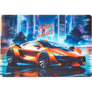 Накладка на стол 3D Fast Or Last 43x29 см, пластик 500мкм с цв рис 8061533