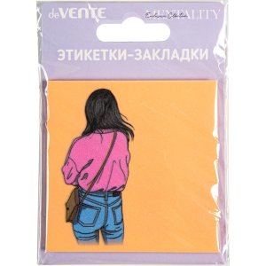 Этикетки-закладки самокл Mentality Sparkle пластик полупрозр искрящиеся 2011440