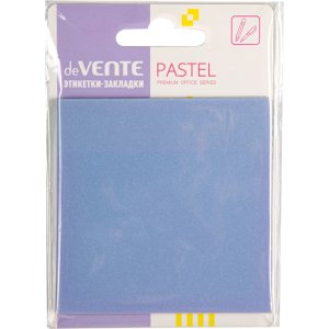 Этикетки-закладки самокл Pastel пластик полупрозр искрящиеся 76x76мм 50л 2011451