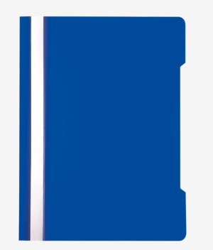 Папка скоросшиватель A5 Синий без перф с прозр верхним лист 120/180мкм 3079807