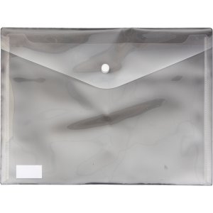 Папка конверт А4 на кнопке 180 мкм прозрачная 10 шт в уп 3079565