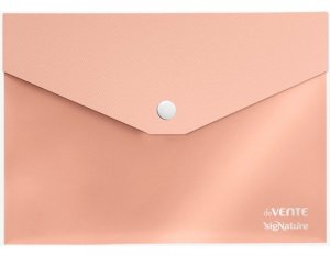 Папка конверт на кнопке A5 sigNATURE 240x170 мм 350 мкм фактура ткань 3072512