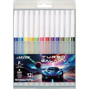 Фломастеры 12цв Turbo Galaxy блистер 5081623