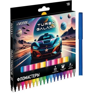 Фломастеры 18цв Turbo Galaxy картонный короб 5082627