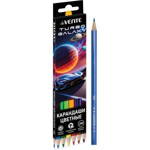 Карандаши  6цв Turbo Galaxy 2М  2,8 мм шестигран 5021620