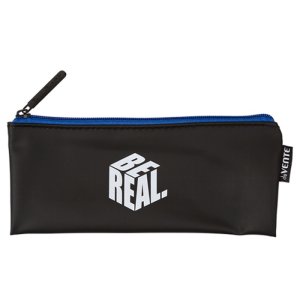 Пенал BE REAL 215x90x10 мм плоский износостойкий силикон отделение на молнии 7024622