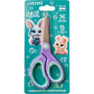 Ножницы детские Little Rabbit 13,5 см с закругленными кончиками лезвий 8010605