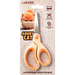 Ножницы детские Angry Cat 13,5 см с закругленными кончиками лезвий 8010615