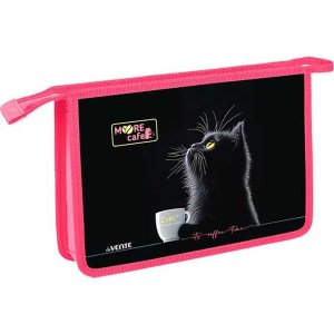 Папка для тетрадей MooreCafe A4 325x230x50 мм с текст расшир на молнии 8056683
