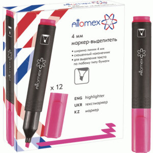 Текстовыделитель 1-4мм Розовый 5045303