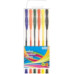 Набор ручек гелевых  6шт 5051642