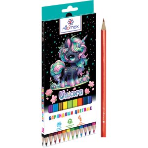 Карандаши 12цв Unicorn М  2,65 мм шестигран 5022614