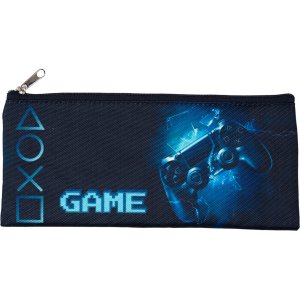 Пенал GAME 215x90x10 мм плоский для 35 предметов 7024601