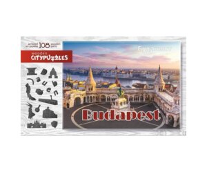 Фигурный деревянный пазл Citypuzzles Будапешт 8290