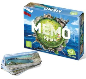 Игра наст Мемо Крым 50 карточек 7829