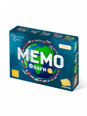 Игра наст Мемо Флаги 2 50 карточек 8886