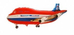 Шар Самолет красный